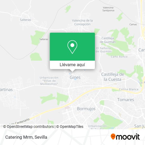 Mapa Catering Mrm