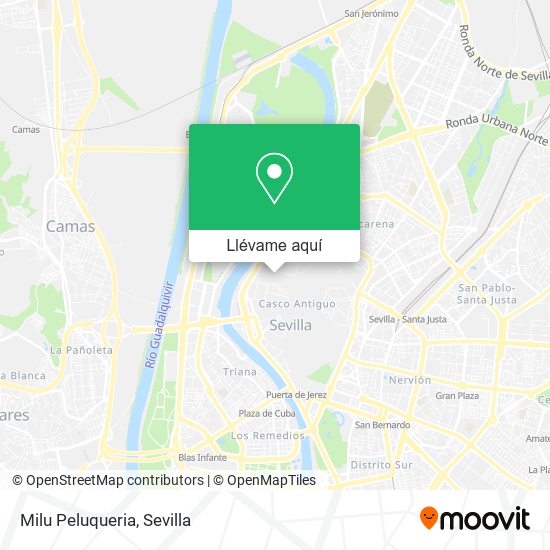 Mapa Milu Peluqueria