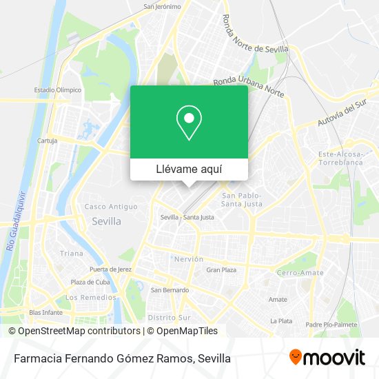 Mapa Farmacia Fernando Gómez Ramos