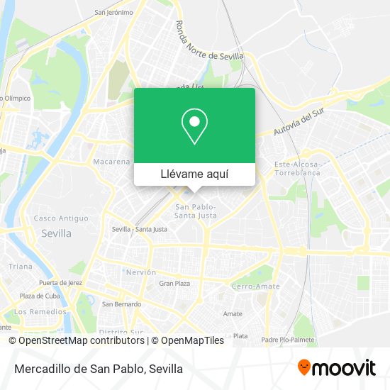 Mapa Mercadillo de San Pablo