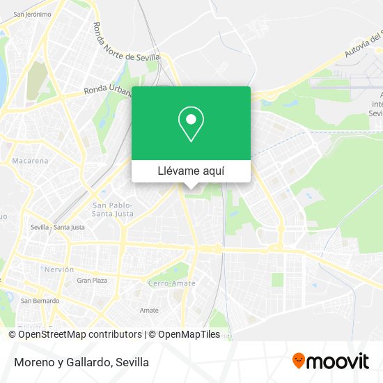 Mapa Moreno y Gallardo