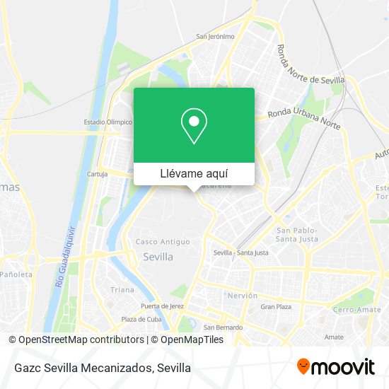 Mapa Gazc Sevilla Mecanizados