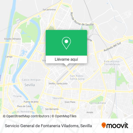 Mapa Servicio General de Fontaneria Viladoms