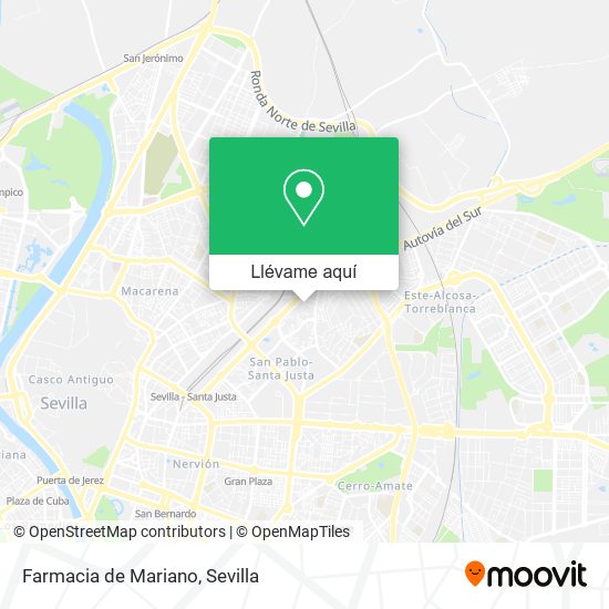 Mapa Farmacia de Mariano