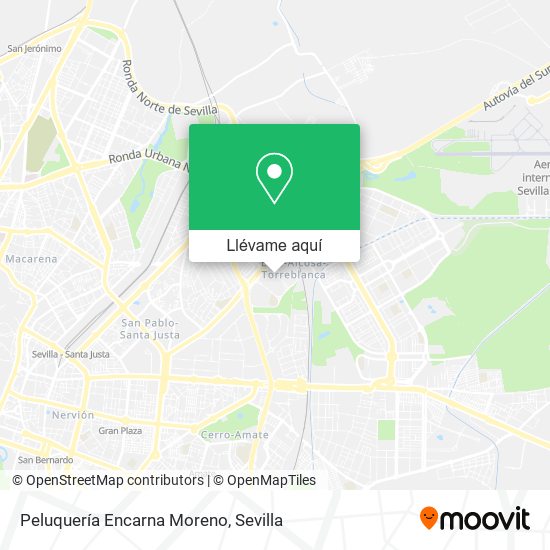 Mapa Peluquería Encarna Moreno