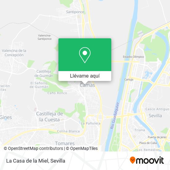 Mapa La Casa de la Miel