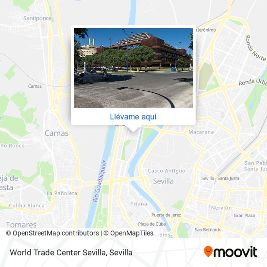 Mapa World Trade Center Sevilla