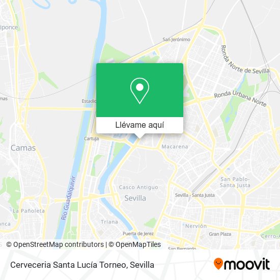 Mapa Cerveceria Santa Lucía Torneo