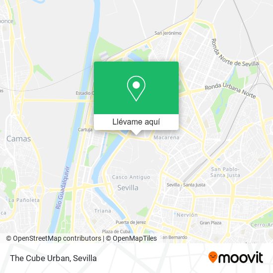 Mapa The Cube Urban