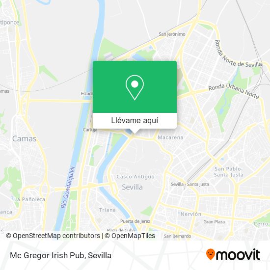 Mapa Mc Gregor Irish Pub