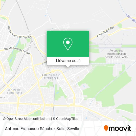 Mapa Antonio Francisco Sánchez Solís