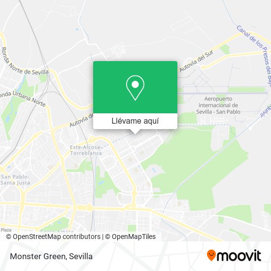 Mapa Monster Green