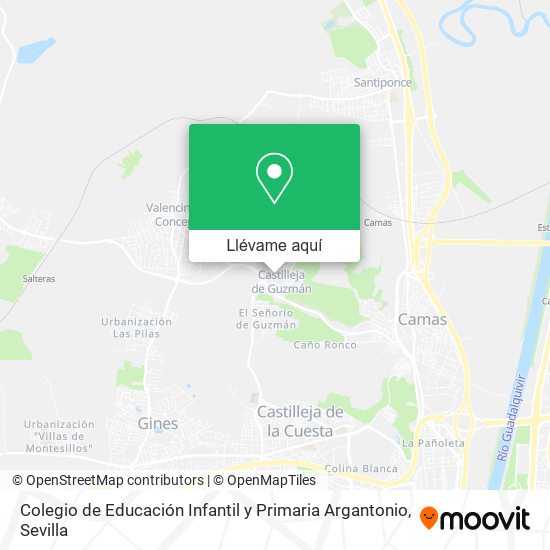 Mapa Colegio de Educación Infantil y Primaria Argantonio