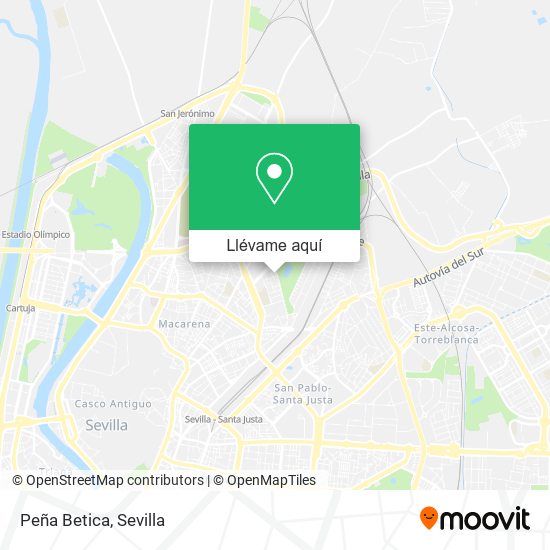 Mapa Peña Betica