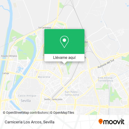 Mapa Carniceria Los Arcos