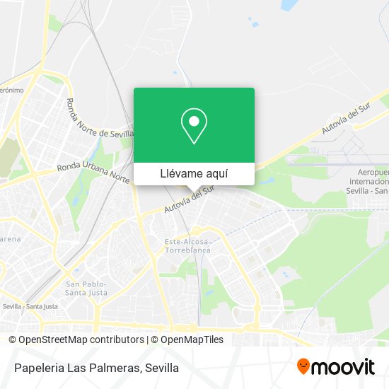 Mapa Papeleria Las Palmeras