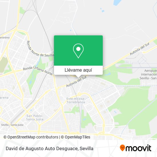 Mapa David de Augusto Auto Desguace