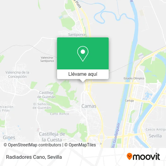 Mapa Radiadores Cano