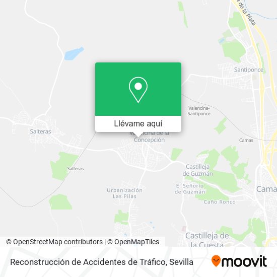 Mapa Reconstrucción de Accidentes de Tráfico