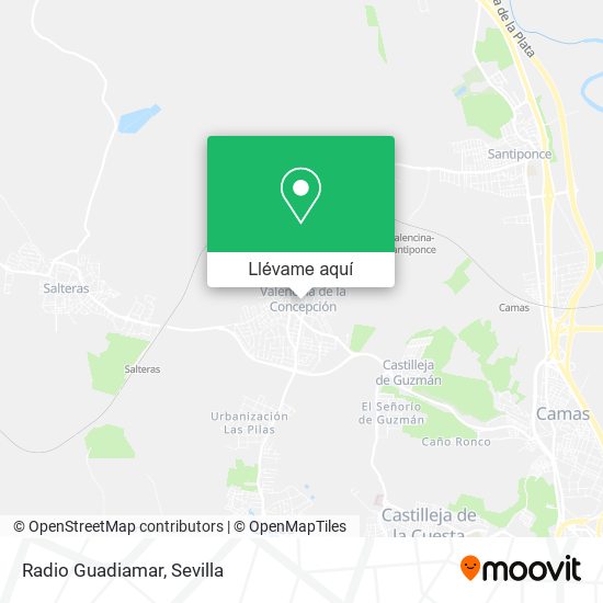 Mapa Radio Guadiamar