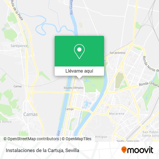Mapa Instalaciones de la Cartuja