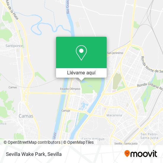 Mapa Sevilla Wake Park