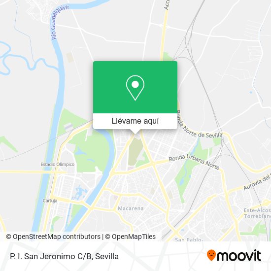 Mapa P. I. San Jeronimo C/B