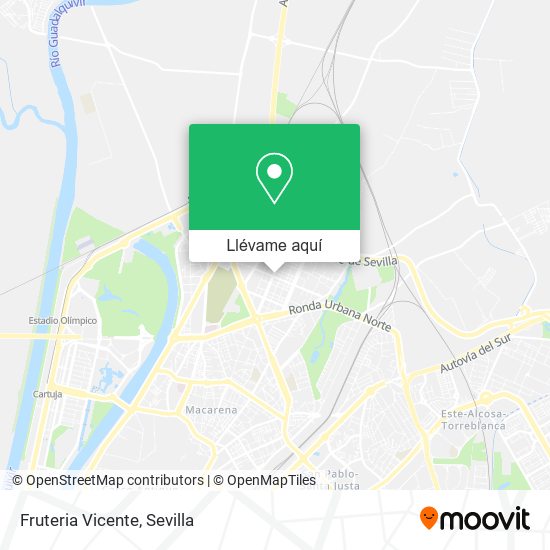 Mapa Fruteria Vicente