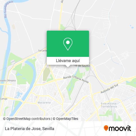 Mapa La Plateria de Jose
