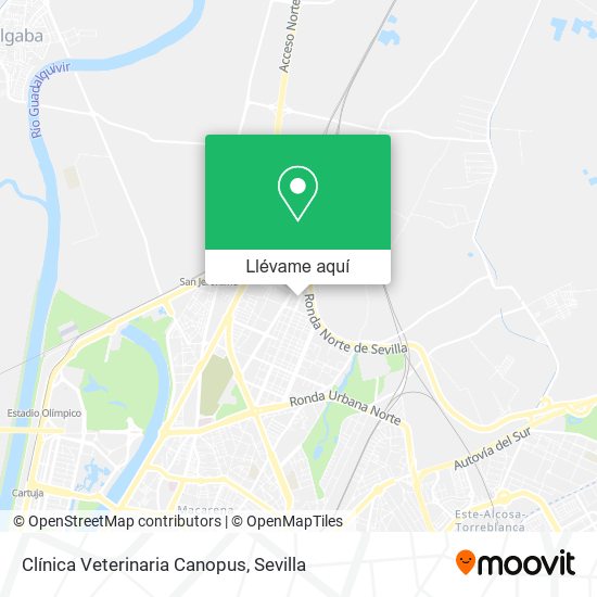 Mapa Clínica Veterinaria Canopus