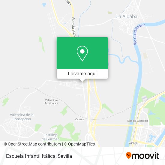Mapa Escuela Infantil Itálica
