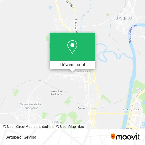 Mapa Setubac