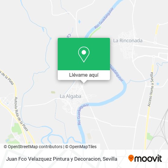Mapa Juan Fco Velazquez Pintura y Decoracion