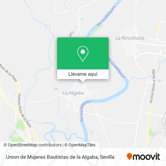 Mapa Union de Mujeres Bautistas de la Algaba