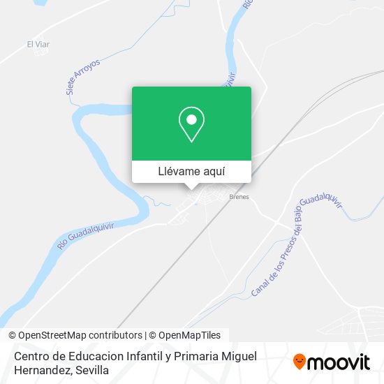 Mapa Centro de Educacion Infantil y Primaria Miguel Hernandez