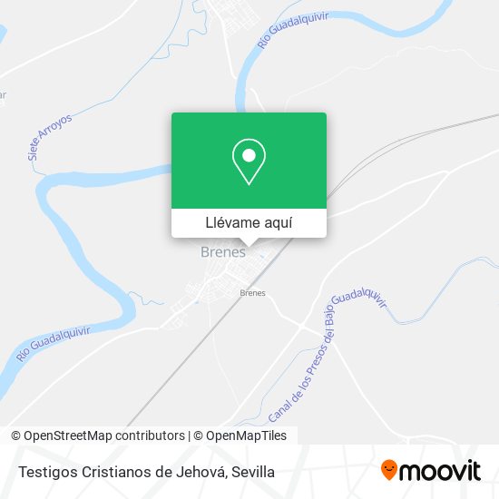 Mapa Testigos Cristianos de Jehová