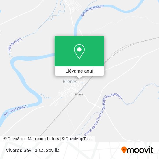 Mapa Viveros Sevilla sa