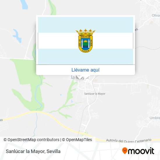 Mapa Sanlúcar la Mayor