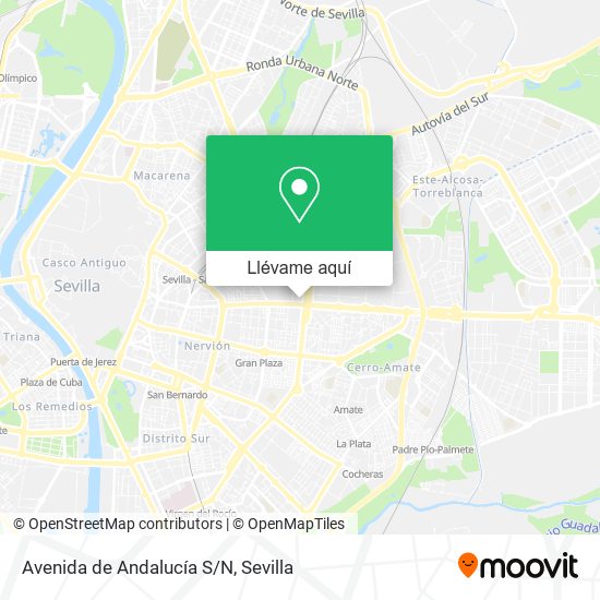 Mapa Avenida de Andalucía S/N