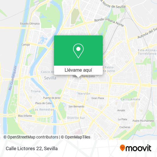 Mapa Calle Lictores 22