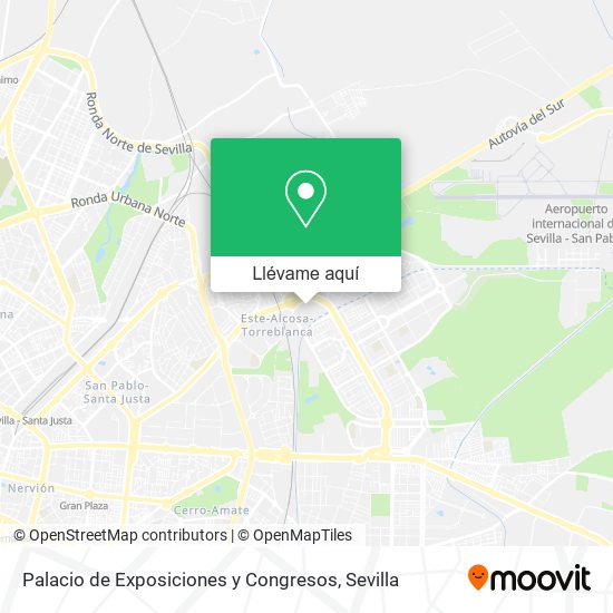Mapa Palacio de Exposiciones y Congresos