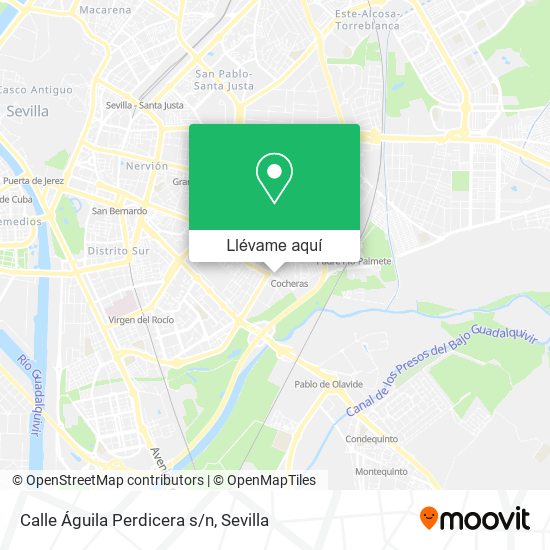 Mapa Calle Águila Perdicera s/n