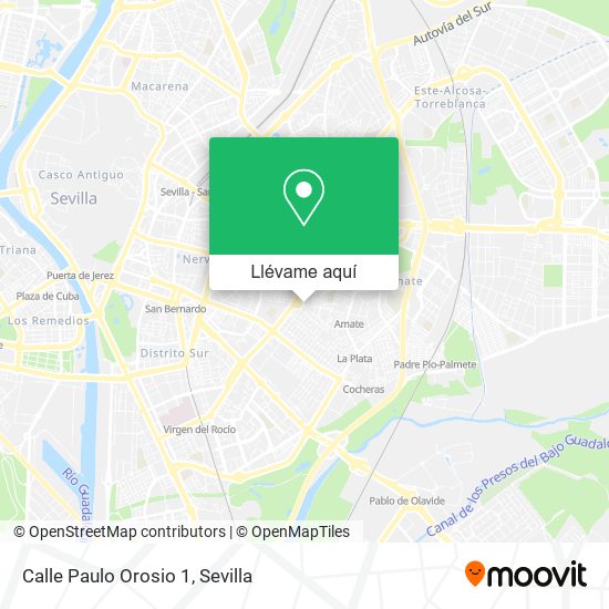 Mapa Calle Paulo Orosio 1