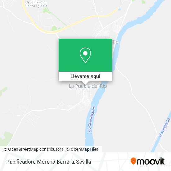 Mapa Panificadora Moreno Barrera