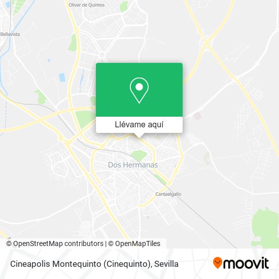 Mapa Cineapolis Montequinto (Cinequinto)