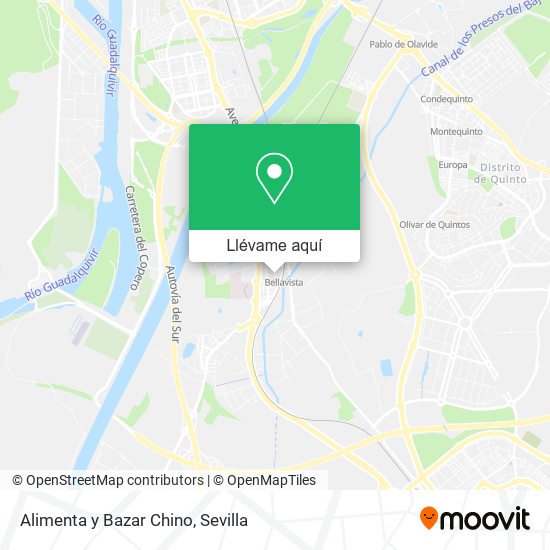 Mapa Alimenta y Bazar Chino