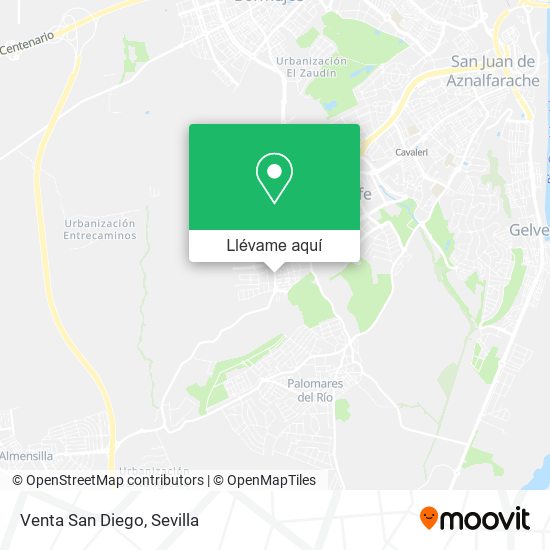 Mapa Venta San Diego