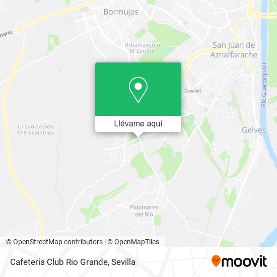 Mapa Cafeteria Club Rio Grande