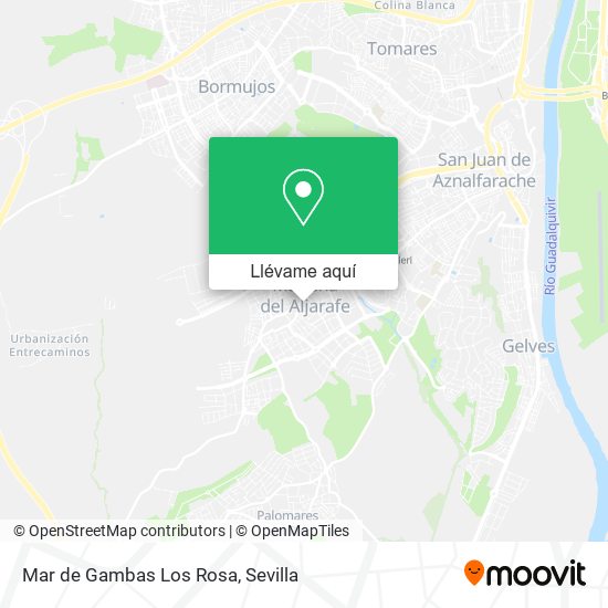Mapa Mar de Gambas Los Rosa