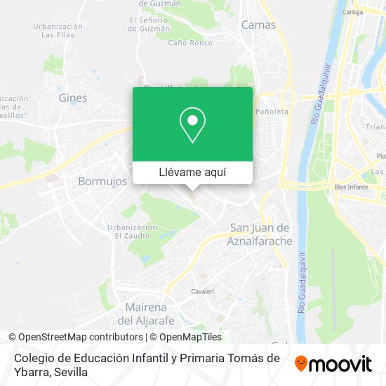 Mapa Colegio de Educación Infantil y Primaria Tomás de Ybarra